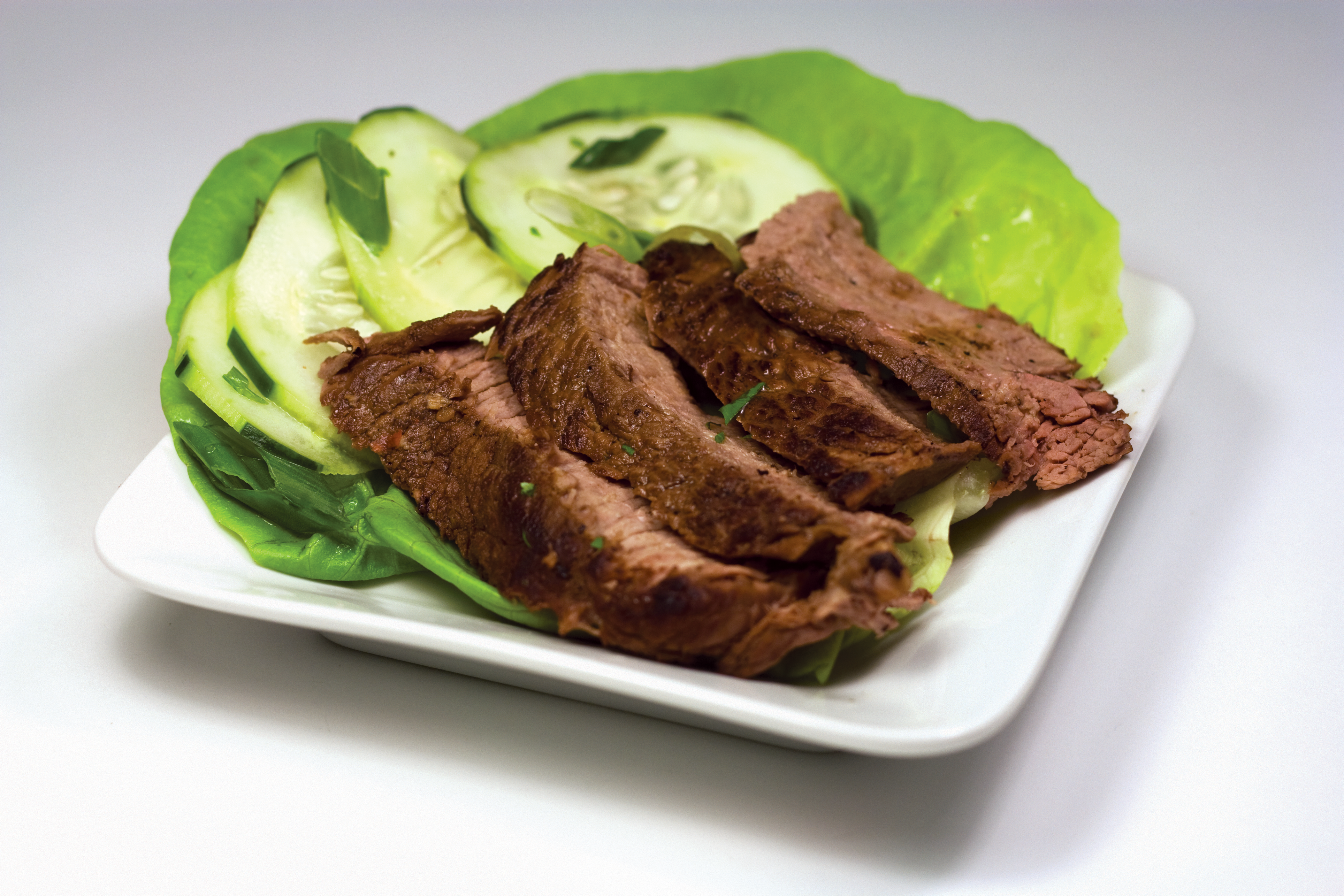 Thai beef recipe for people with pulmonary arterial hypertension.